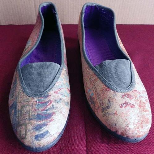 Sportieve Ballerina’s: maat 40., Kleding | Dames, Schoenen, Zo goed als nieuw, Ballerina's, Beige, Ophalen
