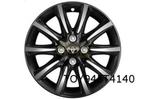 Toyota Aygo velg Aluminium 15'' 10-spaaks hoogglans zwart /, Auto-onderdelen, 15 inch, Nieuw, Ophalen of Verzenden, Band(en)