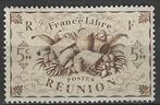 Reunion 1943 - Yvert 233 - France Libre 5 c. (ZG), Postzegels en Munten, Postzegels | Afrika, Overige landen, Verzenden, Postfris