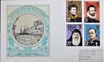 FIRST DAY OP BRIEF- ANTARCTICA-POOLEXPEDITIE- GROOT-BRITTAN., Postzegels en Munten, Ophalen of Verzenden, Gestempeld, Dier of Natuur