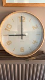 Wandklok hout 45 cm, Ophalen, Zo goed als nieuw, Wandklok