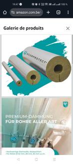 Gaine isolante laine de roche tuyaux chauffage, Enlèvement, Neuf