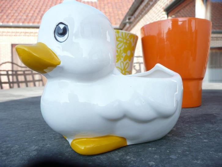 Zomerse sfeer met 5 keramieken bloempotten, cache pots, Diversen, Pasen, Nieuw, Ophalen of Verzenden