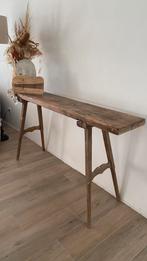 Landelijke eiken side table, Ophalen