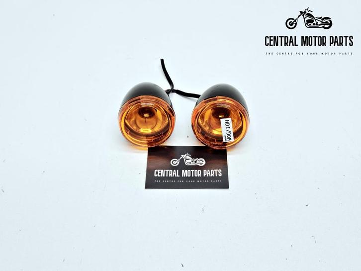 Mat Zwarte Knipperlicht Voorkant, Motoren, Onderdelen | Harley-Davidson, Gebruikt, Ophalen of Verzenden