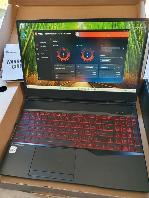 MSI GL65 leopard 10SER rtx i7, Computers en Software, Windows Laptops, Zo goed als nieuw, SSD, Ophalen of Verzenden