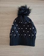 Muts met Pompon, Kleding | Dames, Ophalen of Verzenden, Zo goed als nieuw, Maat 38/40 (M), Muts