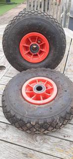 Set steekwagenwielen, Ophalen of Verzenden, Zo goed als nieuw