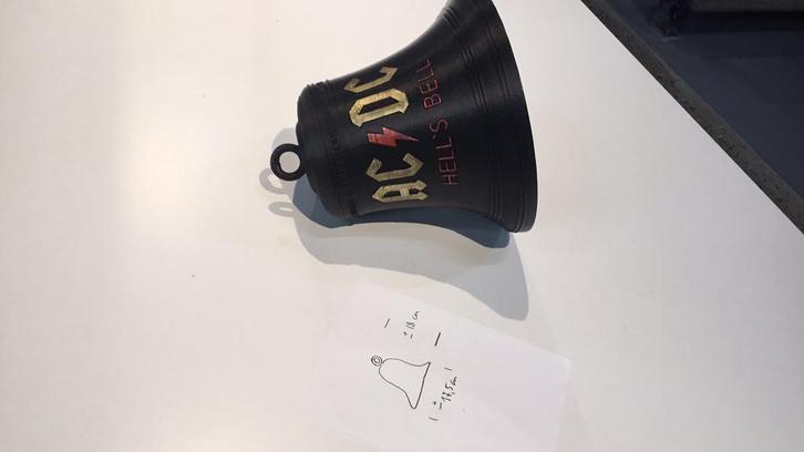 AC DC hell’s bell, ideaal als topper flipperkast, Verzamelen, Automaten | Flipperkasten, Nieuw, Overige soorten, Onderdeel of Defecte kast