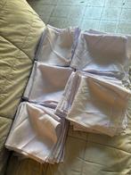 Lot de 190 serviettes tissu polyester blanc 46x46 cm, Ophalen, Nieuw, Vierkant, Binnen