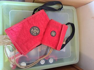 Portefeuille Kipling + tasje, Handtassen en Accessoires, Portemonnees, Ophalen of Verzenden, Nieuw