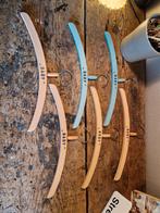 6x houten vintage kapstok kleerhanger baby, Ophalen of Verzenden, Gebruikt
