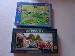 2 Legpuzzels Puzzelman: Kiekeboe + KIng:  The garage, Ophalen, Zo goed als nieuw