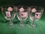 Série de 3 verres à bière Grimbergen.Renee Magritte. 2005 ., Collections, Enlèvement ou Envoi