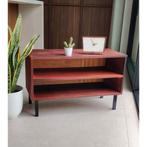 Vintage minimalistische platenkast / audiomeubel, Huis en Inrichting, Ophalen of Verzenden, Gebruikt