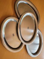 Ensemble de 4 nouvelles assiettes de service Zack, Neuf, Uni, Enlèvement ou Envoi, Balance ou Balances