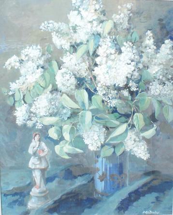 Jules Boudry (1888-1952): Bloemenstilleven (78 x 95 cm) beschikbaar voor biedingen