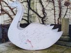 Antieke houten schommel zwaan, Antiek en Kunst, Ophalen