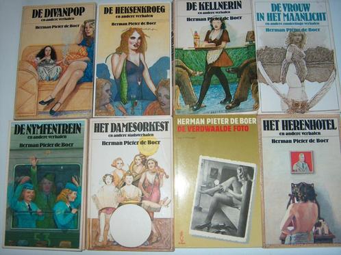 8 boeken Herman Pieter de Boer - Zonderlinge verhalen, Boeken, Literatuur, Gelezen, Nederland, Ophalen of Verzenden