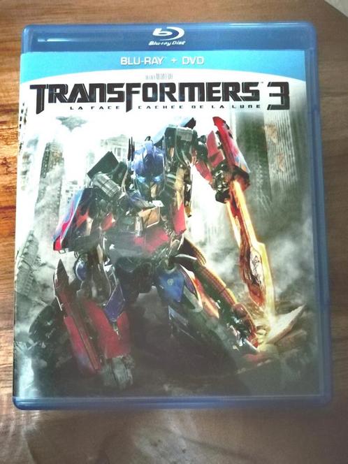Transformers 3 La Face Cachée de la Lune Blu-ray + Dvd, CD & DVD, Blu-ray, Utilisé, Enlèvement ou Envoi
