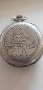 vintage zilveren zakhorloge J. Willems- Franken Hasselt, Ophalen of Verzenden