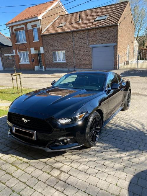Ford Mustang 2.3 Eco Boost, Auto's, Ford, Particulier, Mustang, Benzine, Euro 6, Coupé, 2 deurs, Handgeschakeld, Zwart, Zwart