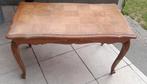 Prachtige oude houten salontafel...mooi blad., Ophalen