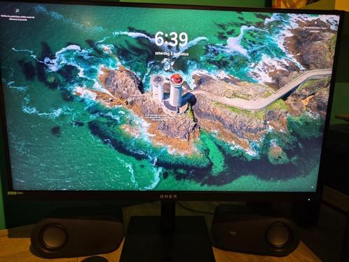 4K Monitor HP OMEN 27K, Computers en Software, Monitoren, Zo goed als nieuw, 101 t/m 150 Hz, DisplayPort, HDMI, USB-C, Gaming