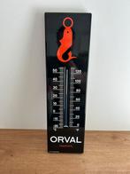 Thermomètre Orval plaque émaillée émaillerie belge 42/12cm, Verzamelen, Ophalen of Verzenden