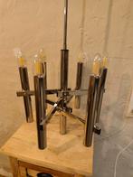 Lustre vintage chromé style Sciolari 8 branches, Enlèvement