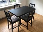 Ikea Sandsberg table (tafel) plus 4 Stefan chairs (stoelen), Ophalen