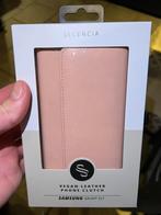 Nieuw Samsung S21 hoesje - Vegan Leather - roze, Ophalen, Zo goed als nieuw
