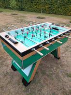 Prachtige perfecte groene Jupiter tafelvoetbal kickertafel, Ophalen, Zo goed als nieuw