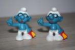 2x schleich en Bully brilsmurf , 1977 , Peyo ,als nieuw, Verzamelen, Smurfen, Ophalen of Verzenden, Zo goed als nieuw, Brilsmurf