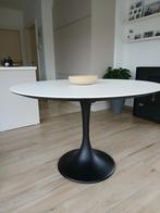 Eettafel  Juntoo met volkeramisch tafelblad, Ophalen, Zo goed als nieuw, Vijf personen of meer, Metaal