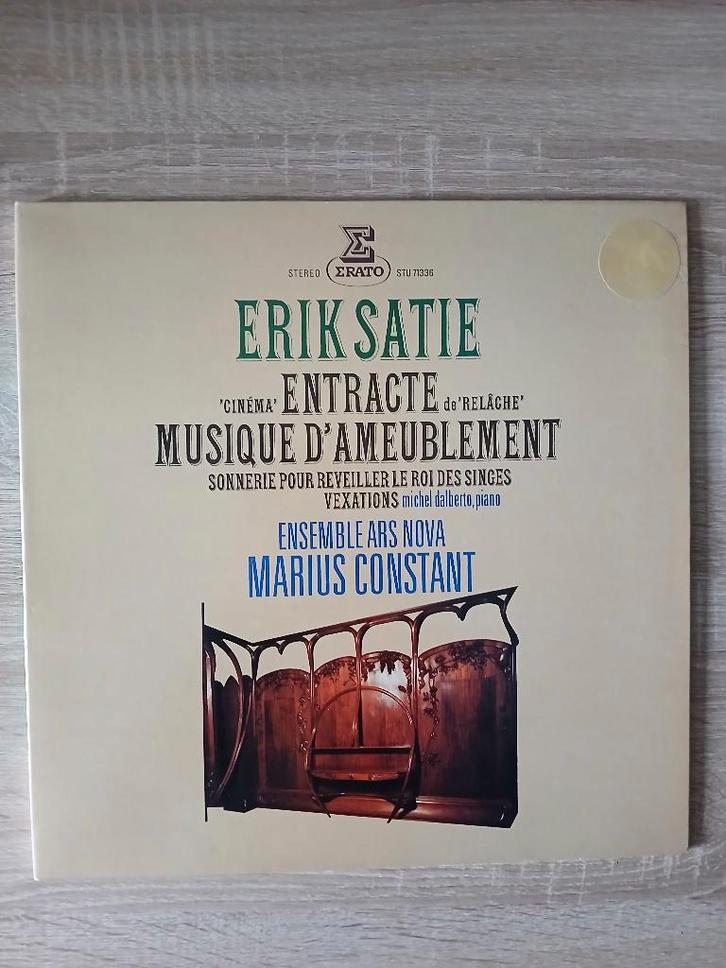 Erik Satie ‎– Entracte · Musique D'Ameublement, CD & DVD, Vinyles | Classique, Utilisé, Du modernisme à nos jours, Autres types