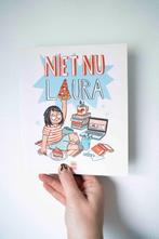 Cartoon book " Niet nu Laura ", Eén stripboek, Ophalen of Verzenden, Nieuw, Laura Janssens