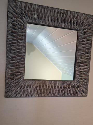 Decoratieve spiegel, Huis en Inrichting, Ophalen, Vierkant, Zo goed als nieuw, Minder dan 100 cm