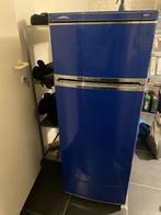 Verkoop van koel-/vriescombinatie blauw, Ophalen, 120 tot 140 cm, Met aparte vriezer, Zo goed als nieuw
