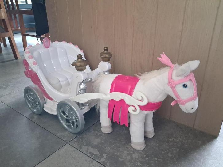 Babyborn koets met pony, Kinderen en Baby's, Speelgoed | Poppen, Zo goed als nieuw, Overige typen, Ophalen