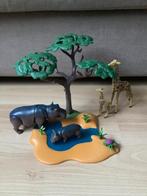 Playmobil savanne nijlpaarden en giraffen, Ophalen of Verzenden, Zo goed als nieuw
