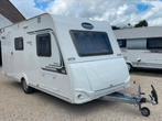 Mooie 6 persoons Caravelair, grote garagedeur,Mover,Voortent, Caravans en Kamperen, Caravans, Stapelbed, Bedrijf, Treinzit, Schokbreker