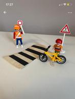 Playmobil Wegenwerken met fiets, Kinderen en Baby's, Speelgoed | Playmobil, Complete set, Gebruikt, Ophalen of Verzenden