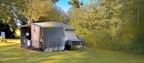 Combi camp Easy met harde kofferdeksel en fietsdragers TOP!, Caravans en Kamperen, Vouwwagens, Combi-Camp, Ophalen