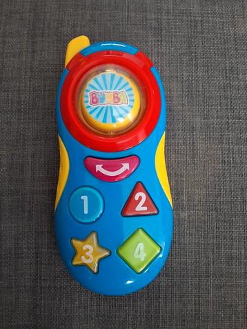Bumba Speelgoedtelefoon-Telefoon-Spelen met cijfers, kleuren beschikbaar voor biedingen