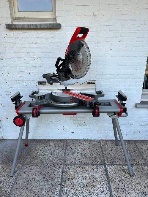Milwaukee M18 FM305 afkortzaag + onderstel, Doe-het-zelf en Bouw, Gereedschap | Zaagmachines, Gebruikt, Afkortzaag, 1200 watt of meer