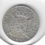 Belgique : 50 centimes 1899 français - en argent - en magnif, Envoi, Monnaie en vrac, Argent, 50 centimes