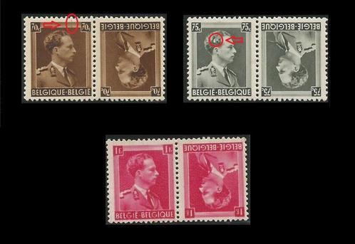 Postzegels KP20/KP22 Kopstaande Leopold III (Curiositeit), Postzegels en Munten, Postzegels | Europa | België, Frankeerzegel, Postfris