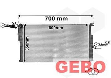 BMW F30 2012 T/M 2019 Radiateur Benzine 1711 8678 027 beschikbaar voor biedingen