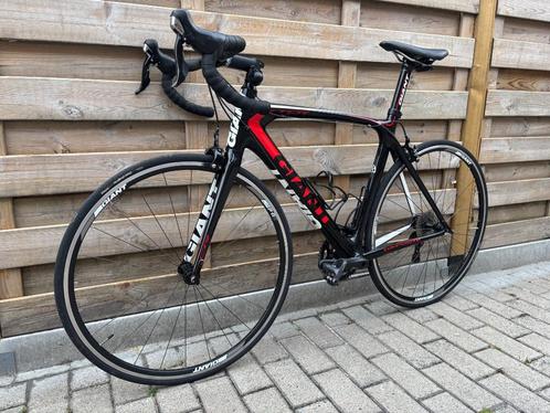 koersfiets Giant TCR volledig carbon in uitmuntende staat, Fietsen en Brommers, Fietsen | Heren | Sportfietsen en Toerfietsen